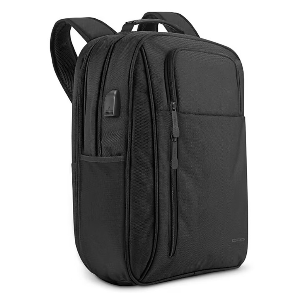 Black Men's Backpack - Picture 2 of 6